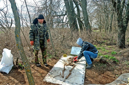 На Полтавщині знайшли рештки 40 бійців Другої світової війни