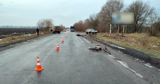 На Полтавщині сталася смертельна ДТП: ГАЗель збила велосипедиста