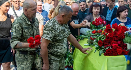 На Полтавщині попрощалися з трьома воїнами Карунним Юрієм, Марченком Романом та Топтуном Олександром