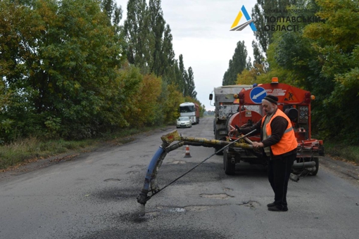 На Полтавщині відновили ремонт траси