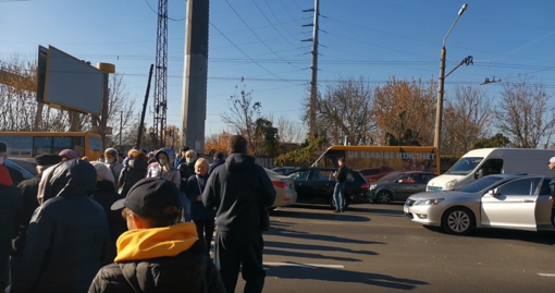 У Полтаві протестувальники перекрили дорогу. ВІДЕО